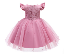 Load image into Gallery viewer, "Arna" Royal Gown Collection - Little Girl Flower Party Lace Tutu Dress Baby Kids Sleevess Dresses Clothes Summer Children Wedding Birthday
