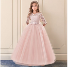 Load image into Gallery viewer, "Arna" Royal Gown Collection - Girls Wedding Evening Party Bridesmaid Long Dress Prom Gown Children Teenager New Year Princess Costume

