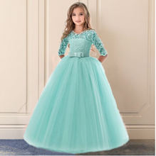 Load image into Gallery viewer, "Arna" Royal Gown Collection - Girls Wedding Evening Party Bridesmaid Long Dress Prom Gown Children Teenager New Year Princess Costume
