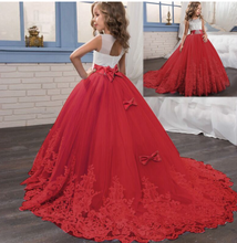Load image into Gallery viewer, "Arna" Royal Gown Collection - Girls Wedding Evening Party Bridesmaid Long Dress Prom Gown Children Teenager New Year Princess Costume
