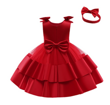 Load image into Gallery viewer, "Arna" Royal Gown Collection - 0-24 Month Baby Princess Dress For Newborn Girls Party Christening Gown Vintage Infant Baptism Wedding
