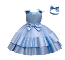 Load image into Gallery viewer, "Arna" Royal Gown Collection - 0-24 Month Baby Princess Dress For Newborn Girls Party Christening Gown Vintage Infant Baptism Wedding
