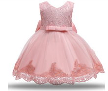 Load image into Gallery viewer, "Arna" Royal Gown Collection - 0-24 Month Baby Princess Dress For Newborn Girls Party Christening Gown Vintage Infant Baptism Wedding Cl
