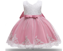 Load image into Gallery viewer, "Arna" Royal Gown Collection - 0-24 Month Baby Princess Dress For Newborn Girls Party Christening Gown Vintage Infant Baptism Wedding
