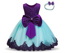 Load image into Gallery viewer, "Arna" Royal Gown Collection - 0-24 Month Baby Princess Dress For Newborn Girls Party Christening Gown Vintage Infant Baptism Wedding
