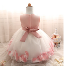 Load image into Gallery viewer, "Arna" Royal Gown Collection - Flower Tulle Toddler Kids Christening Costume Newborn Baby Girl Birthday Dress
