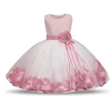 Load image into Gallery viewer, "Arna" Royal Gown Collection - Flower Tulle Toddler Kids Christening Costume Newborn Baby Girl Birthday Dress
