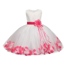 Load image into Gallery viewer, "Arna" Royal Gown Collection - Flower Tulle Toddler Kids Christening Costume Newborn Baby Girl Birthday Dress
