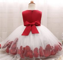 Load image into Gallery viewer, "Arna" Royal Gown Collection - Flower Tulle Toddler Kids Christening Costume Newborn Baby Girl Birthday Dress
