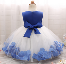 Load image into Gallery viewer, "Arna" Royal Gown Collection - Flower Tulle Toddler Kids Christening Costume Newborn Baby Girl Birthday Dress
