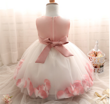 Load image into Gallery viewer, "Arna" Royal Gown Collection - Flower Tulle Toddler Kids Christening Costume Newborn Baby Girl Birthday Dress
