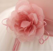 Load image into Gallery viewer, "Arna" Royal Gown Collection - Flower Tulle Toddler Kids Christening Costume Newborn Baby Girl Birthday Dress
