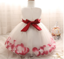 Load image into Gallery viewer, "Arna" Royal Gown Collection - Flower Tulle Toddler Kids Christening Costume Newborn Baby Girl Birthday Dress
