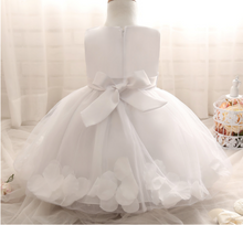 Load image into Gallery viewer, "Arna" Royal Gown Collection - Flower Tulle Toddler Kids Christening Costume Newborn Baby Girl Birthday Dress
