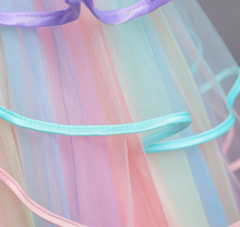 Load image into Gallery viewer, "Arna" Royal Gown Collection - Girls Unicorn Summer Dresses Tutu Long
