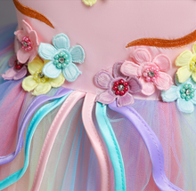 Load image into Gallery viewer, "Arna" Royal Gown Collection - Girls Unicorn Summer Dresses Tutu Long
