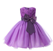 Load image into Gallery viewer, "Arna" Royal Gown Collection - Flower Dresses For Girls Elegant Rainbow Tutu Ball Gown 4-10 Year
