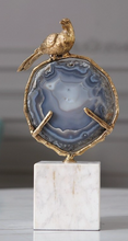 Load image into Gallery viewer, "Arna Collection" Luxury -Natural Agate Marble Bird Figurine Creativity Ornaments Desk Bookcase Natural Material Crafts Living Room Decoration
