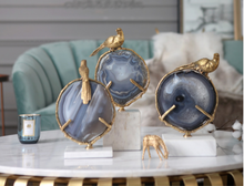 Load image into Gallery viewer, "Arna Collection" Luxury -Natural Agate Marble Bird Figurine Creativity Ornaments Desk Bookcase Natural Material Crafts Living Room Decoration
