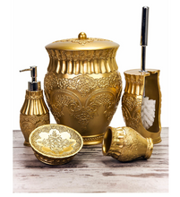 Load image into Gallery viewer, "Arna Lisa" Bathroom Set - Luxury Gold 5 Piece Bathroom Set - Bathroom Accessories
