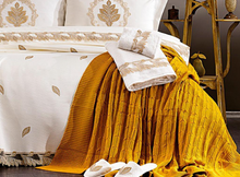 Load image into Gallery viewer, "Arna Lisa" Luxury Royal Bedding Set - 20 pieces French Laced Embroidery
