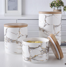 Load image into Gallery viewer, "Arna Lisa" Royal Collection - Luxury Marble Jars x3
