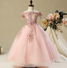 Load image into Gallery viewer, "Arna"  Royal Gown Collection - Girl/Formal/Wedding/Pageant -  Made to Measure - Large arrange of Colours
