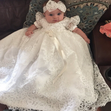 Load image into Gallery viewer, "Arna"  Royal Gown Collection - Girl Christening/Baptism -  Made to Measure - Large range of Colours
