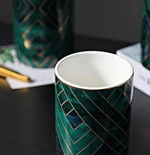 Load image into Gallery viewer, "Arna Lisa" Royal Collection - Luxury 3 Piece Storage - Green/Blue/Gold
