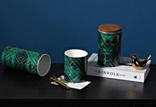 Load image into Gallery viewer, "Arna Lisa" Royal Collection - Luxury 3 Piece Storage - Green/Blue/Gold
