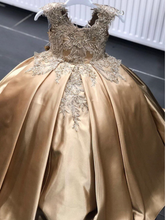 Load image into Gallery viewer, "Arna" Royal Gown Collection - Flower Girl/Formal/Party/Wedding -  Made to Measure - Large range of Colours
