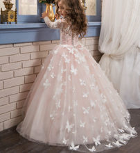 Load image into Gallery viewer, "Arna" Royal Gown Collection - Butterfly Girl/Formal/Wedding/Party -  Made to Measure - Large range of Colours
