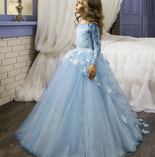 Load image into Gallery viewer, "Arna" Royal Gown Collection - Butterfly Girl/Formal/Wedding/Party -  Made to Measure - Large range of Colours
