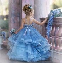 Load image into Gallery viewer, "Arna" Royal Gown Collection - Flower Girl/Formal/Wedding/Pageant -  Made to Measure - Large range of Colours
