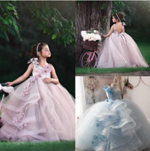 Load image into Gallery viewer, "Arna" Royal Gown Collection - Flower Girl/Formal/Wedding/Pageant -  Made to Measure - Large range of Colours

