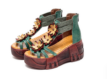 Load image into Gallery viewer, "Arna" Collection Shoes - Handcrafted Original Leathers High Heels Sandals

