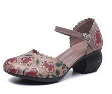 Load image into Gallery viewer, "Arna" Collection Shoes - Handcrafted Originals - Unique Stunning Footwear - 3 Styles - Leathers  -
