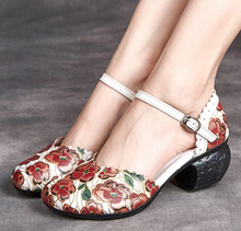 Load image into Gallery viewer, "Arna" Collection Shoes - Handcrafted Originals - Unique Stunning Footwear - 3 Styles - Leathers  -

