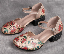 Load image into Gallery viewer, "Arna" Collection Shoes - Handcrafted Originals - Unique Stunning Footwear - 3 Styles - Leathers  -
