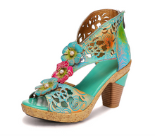 Load image into Gallery viewer, "Arna" Collection Shoes -Women's  Handcrafted Leather Originals - 2 Styles/Colours
