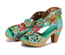 Load image into Gallery viewer, "Arna" Collection Shoes - Handcrafted Original Heels - 2 Styles/Colours
