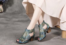 Load image into Gallery viewer, "Arna" Collection Shoes - Women's Handcrafted Original Leathers
