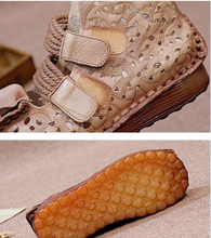 Load image into Gallery viewer, "Arna" Collection Shoes - Handcrafted Original Leathers - Retro Women Sandals Hand-Painted
