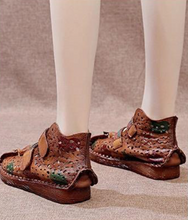 Load image into Gallery viewer, "Arna" Collection Shoes - Handcrafted Original Leathers - Retro Women Sandals Hand-Painted
