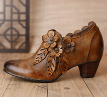 Load image into Gallery viewer, "Arna" Collection Shoes - Handcrafted Original  Leathers - Vintage High Heels
