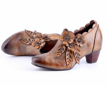 Load image into Gallery viewer, "Arna" Collection Shoes - Handcrafted Original  Leathers - Vintage High Heels
