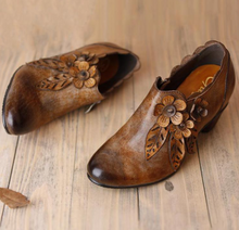 Load image into Gallery viewer, "Arna" Collection Shoes - Handcrafted Original  Leathers - Vintage High Heels
