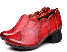 Load image into Gallery viewer, "Arna" Collection Shoes - Handcrafted Original Leathers - Retro Women Pumps
