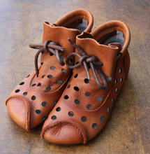 Load image into Gallery viewer, "Arna" Collection Shoes - Handcrafted Originals - Unique Stunning Footwear - Leathers -Ankle Boots for Women Shoes Genuine Leather Shoes

