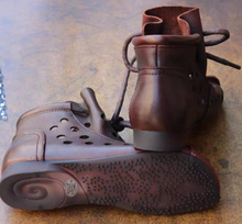 Load image into Gallery viewer, "Arna" Collection Shoes - Handcrafted Original Leathers - Ankle Boots

